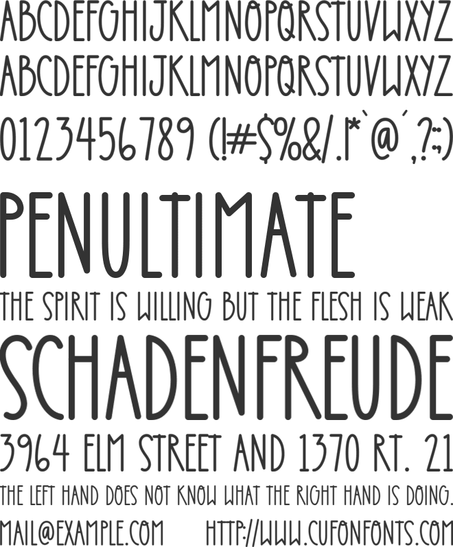 Spooktaculer font preview