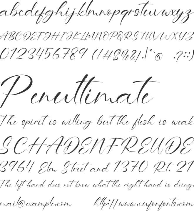 Macbettsy font preview