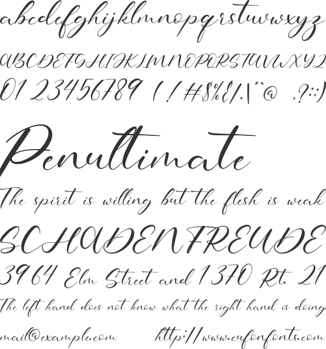 Fratulsiv font preview