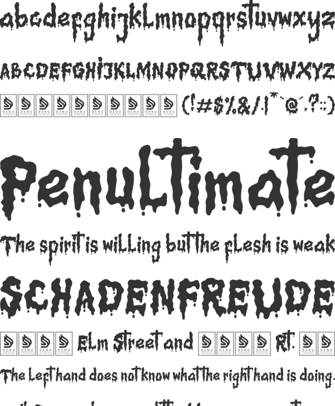 Nocturnus Sigil font preview