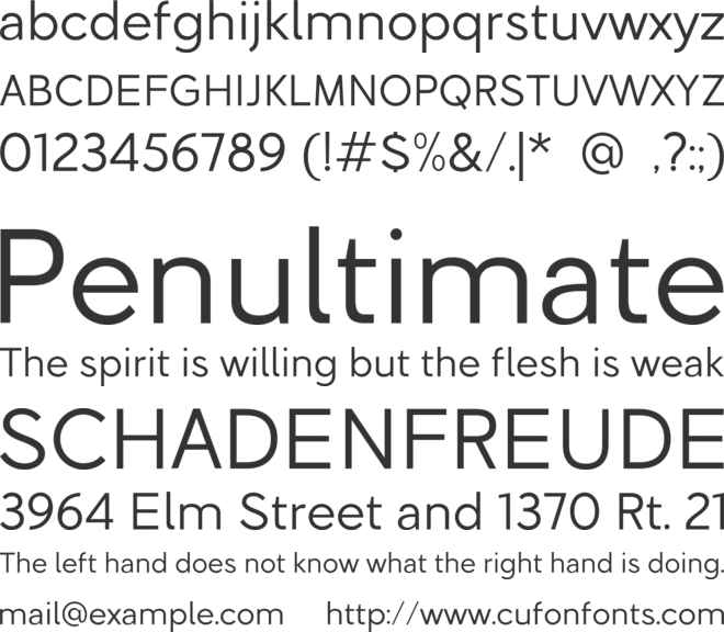 Clofie font preview