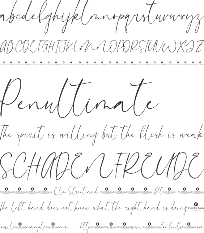 Nasilla font preview