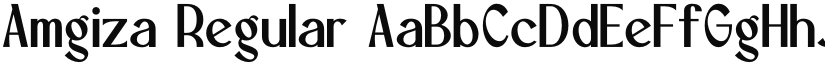 Amgiza font download