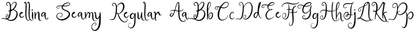 Bellina Seamy font download