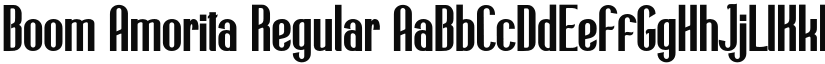 Boom Amorita Regular font