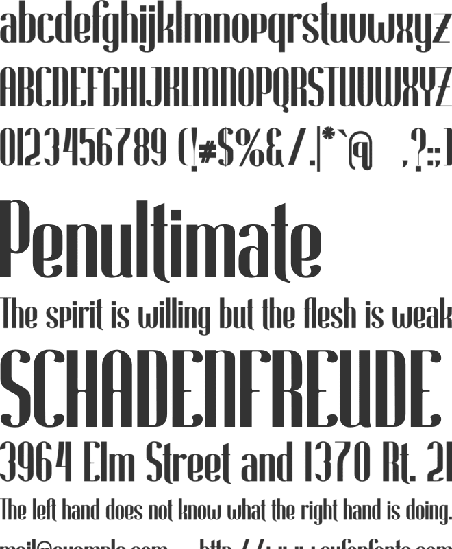 Bath York font preview