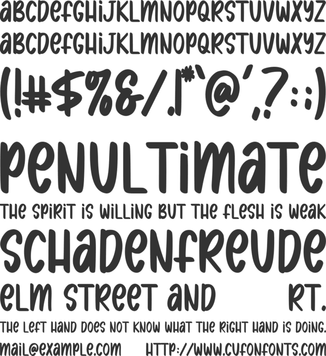 GREAT ORCHID font preview