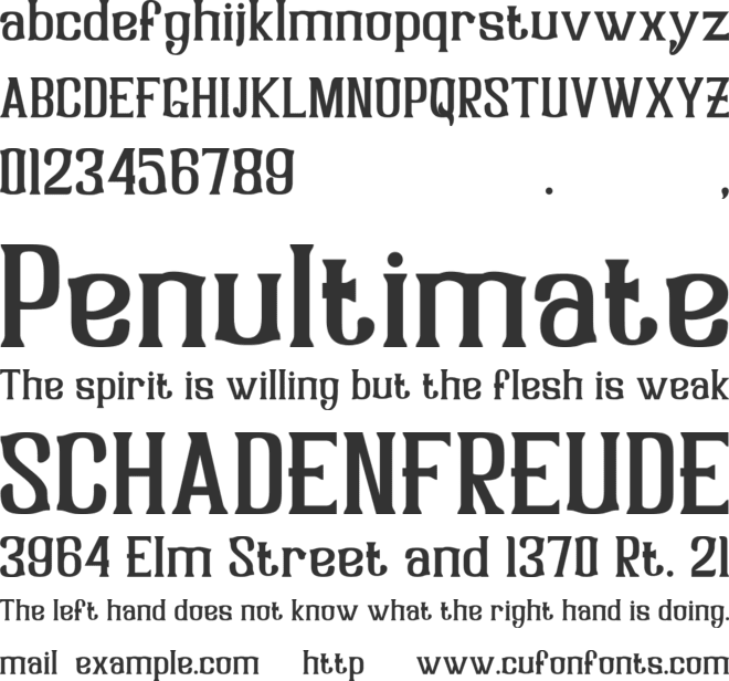 Ashika font preview