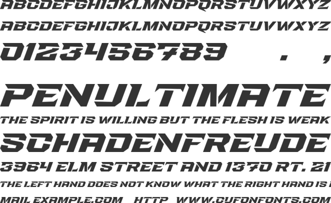 Hyper Oxide font preview