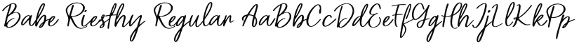 Babe Riesthy font download