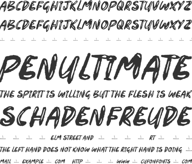 Maybe Baby font preview