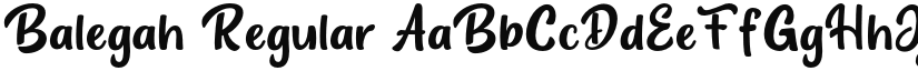 Balegah font download