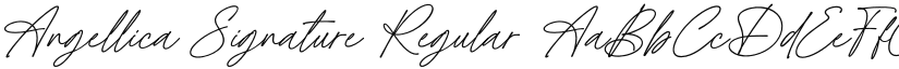 Angellica Signature font download