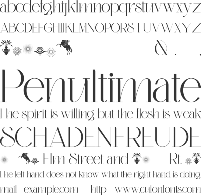 Monteilga font preview