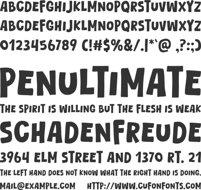 Yes Free font preview