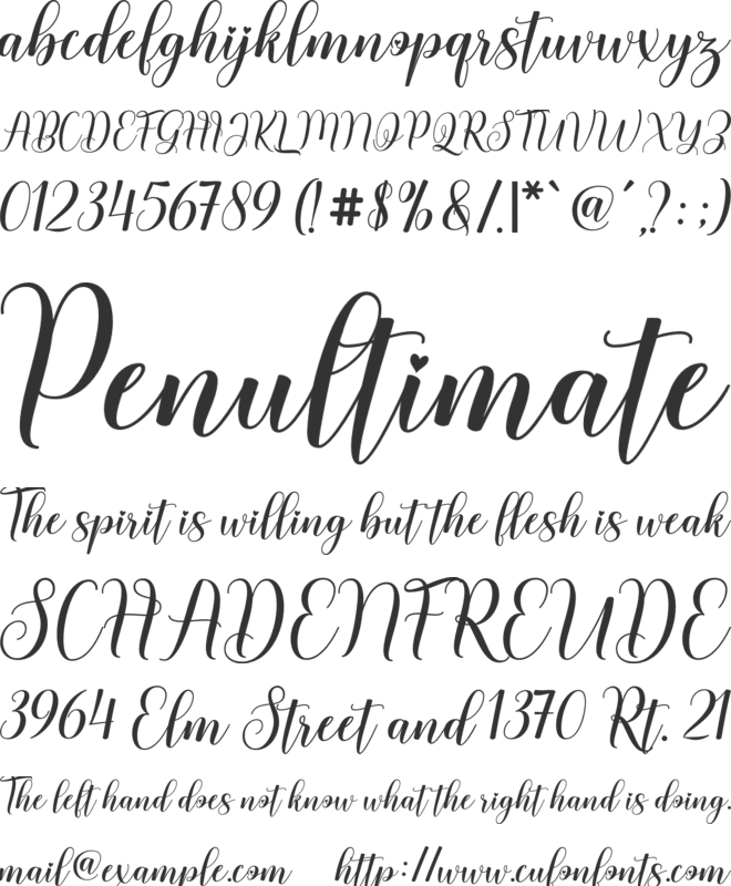 Histeria Dinamond font preview