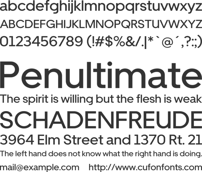 Crenatment font preview