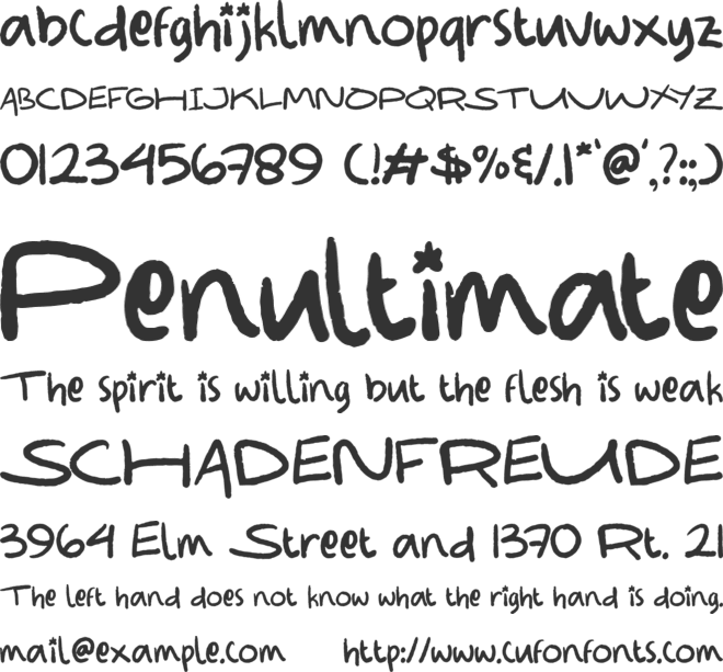 SL Minoel font preview