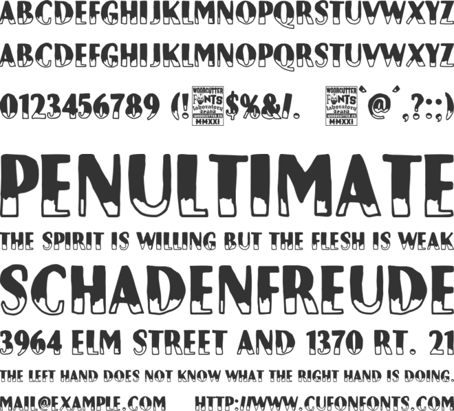 Spanish Old School font preview