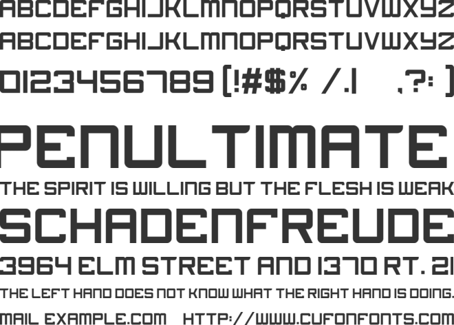 CNRGN Micro font preview