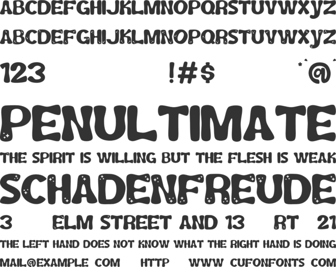 Lunar Echo font preview