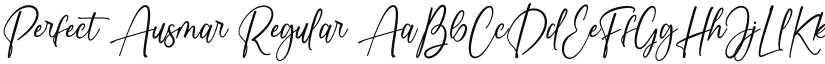 Perfect Ausmar font download