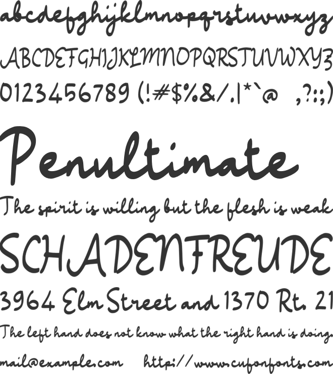 n Normeya font preview