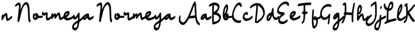 n Normeya font download