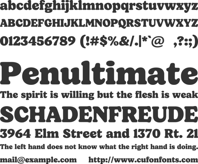 Blacker Shield font preview