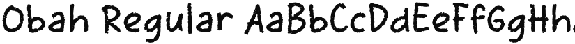 Obah font download