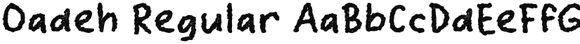 Oadeh font download