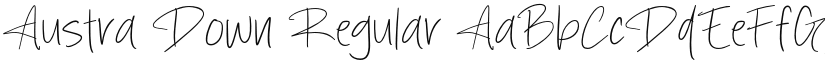 Austra Down font download