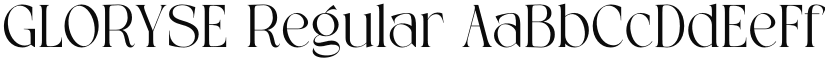 GLORYSE font download