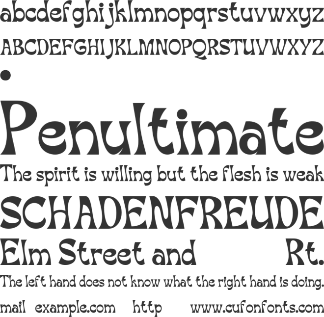 RETRO GUNS font preview