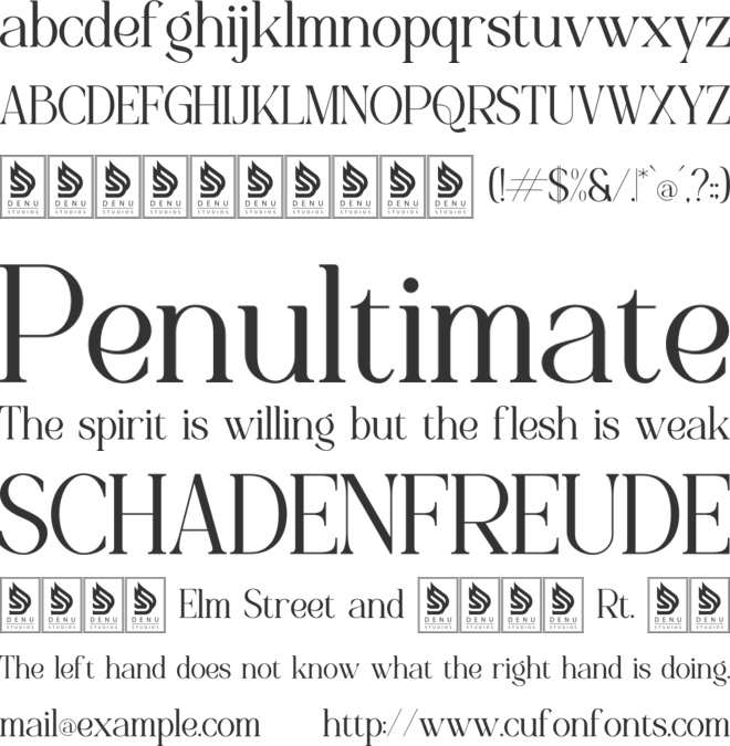 Dit Magi font preview