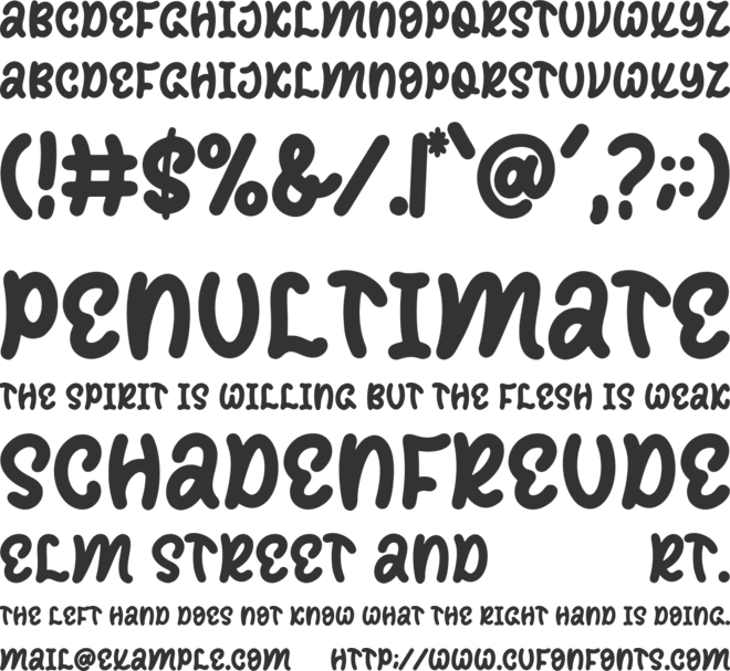 REMIND MORES font preview