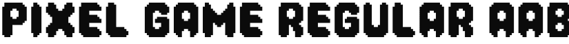 Pixel Game Regular font