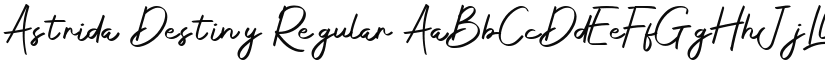 Astrida Destiny font download