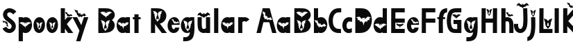 Spooky Bat font download