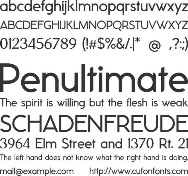 Mondapick font preview