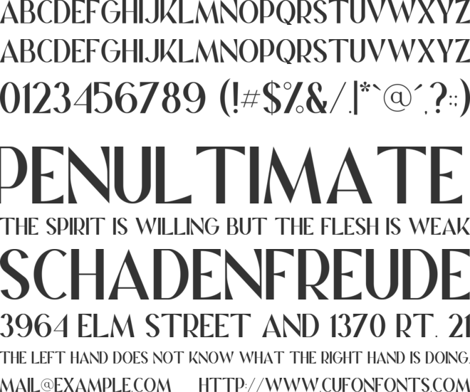 Koma font preview