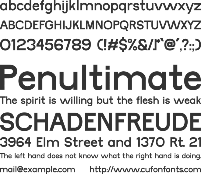 Onlygraphic font preview