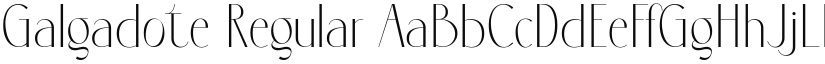 Galgadote font download