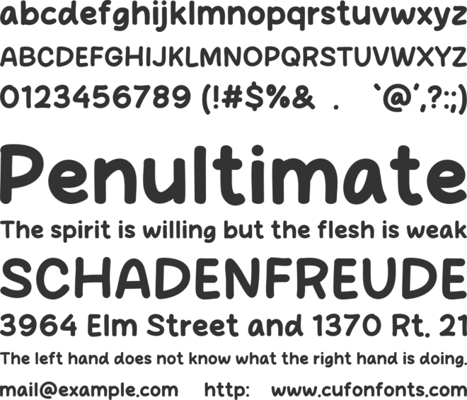 Blank Place font preview