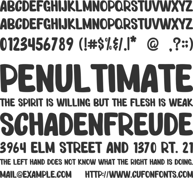 Crisa font preview