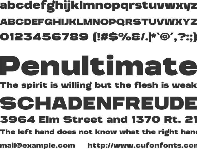 Engobe font preview