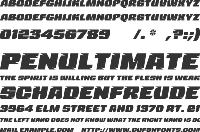 Blaze Circuit - Bold Sport & Racing Font font preview