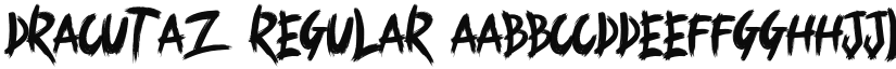 Dracutaz font download