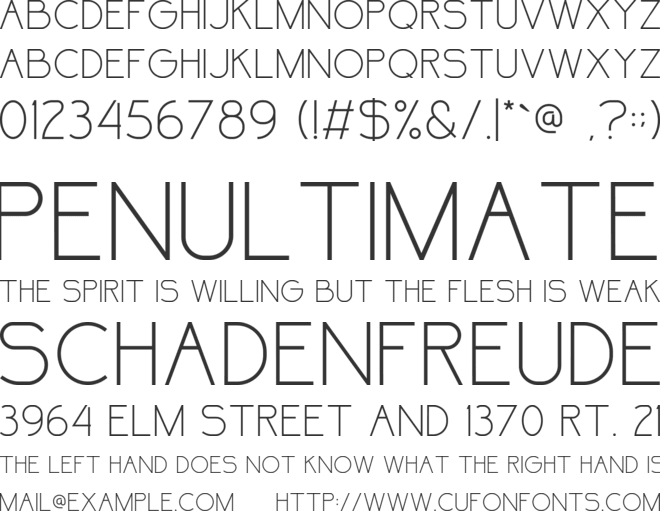 Braga font preview