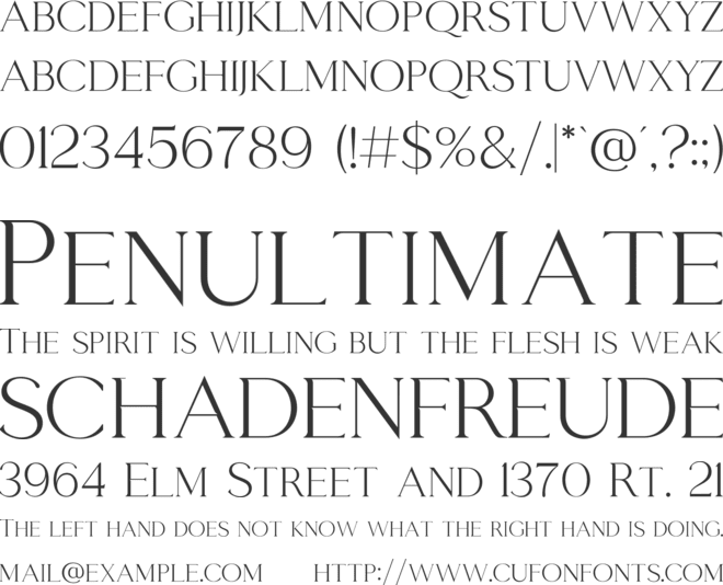 Giveaway font preview